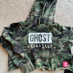 Cropped Ghost Sweatshirt